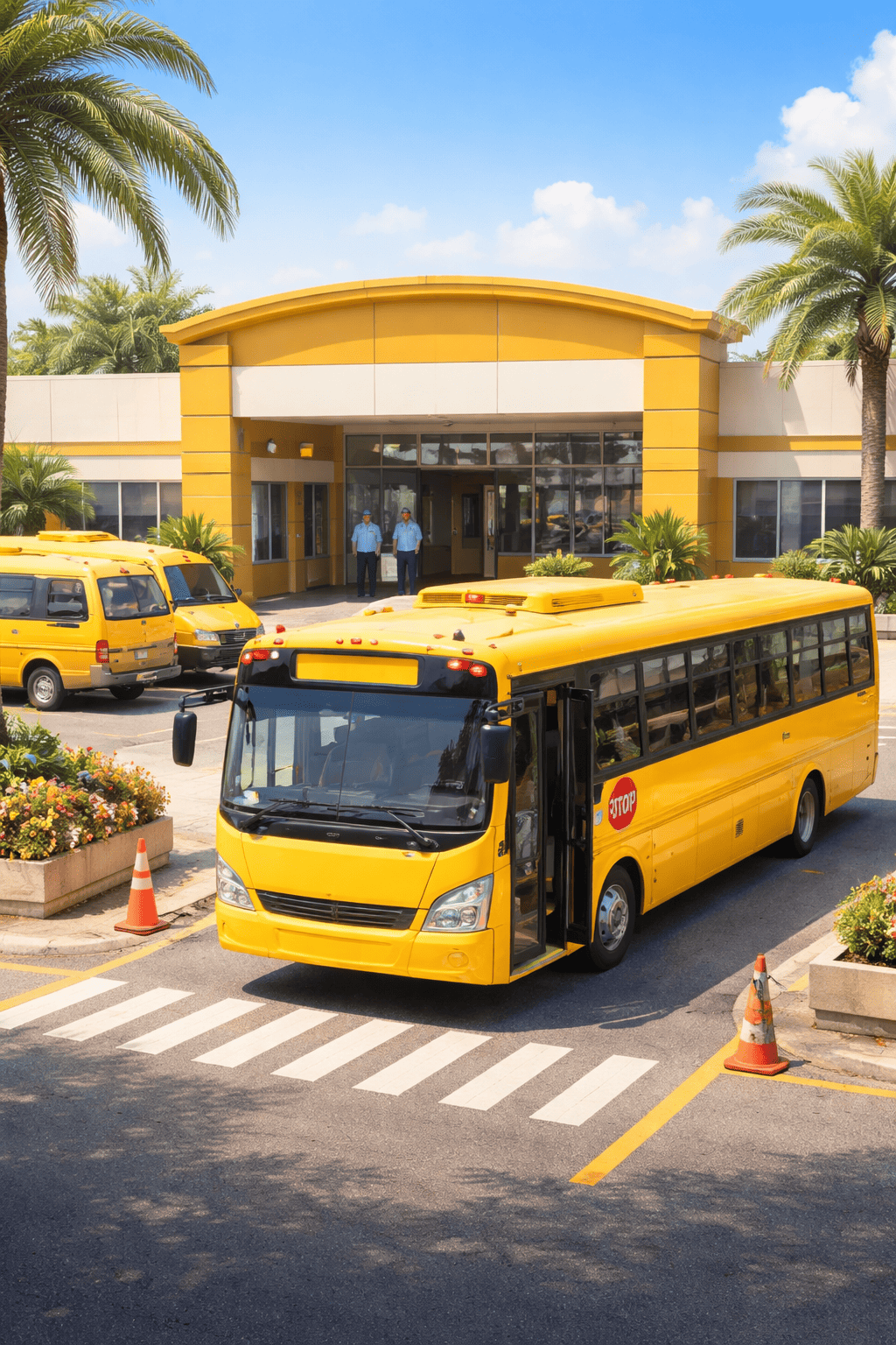 حافلة للنقل المدرسي الدمام